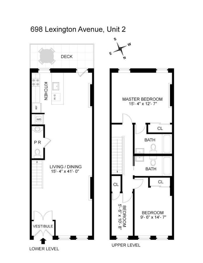 Newly Renovated Duplex Apartment 2 นิวยอร์ก ภายนอก รูปภาพ